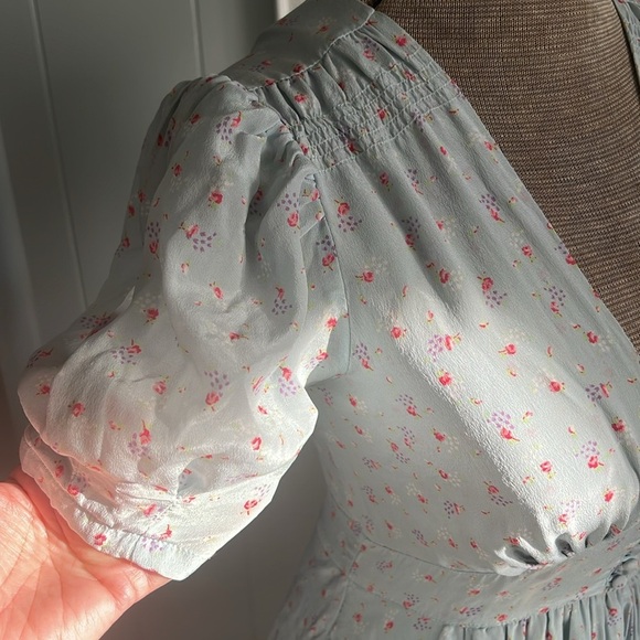 Loveshackfancy - Ruby silk crepe mini dress- Size XS - Picture 4 of 17